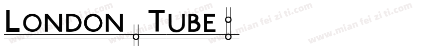 London Tube字体转换